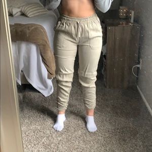 Fabric cargo pants